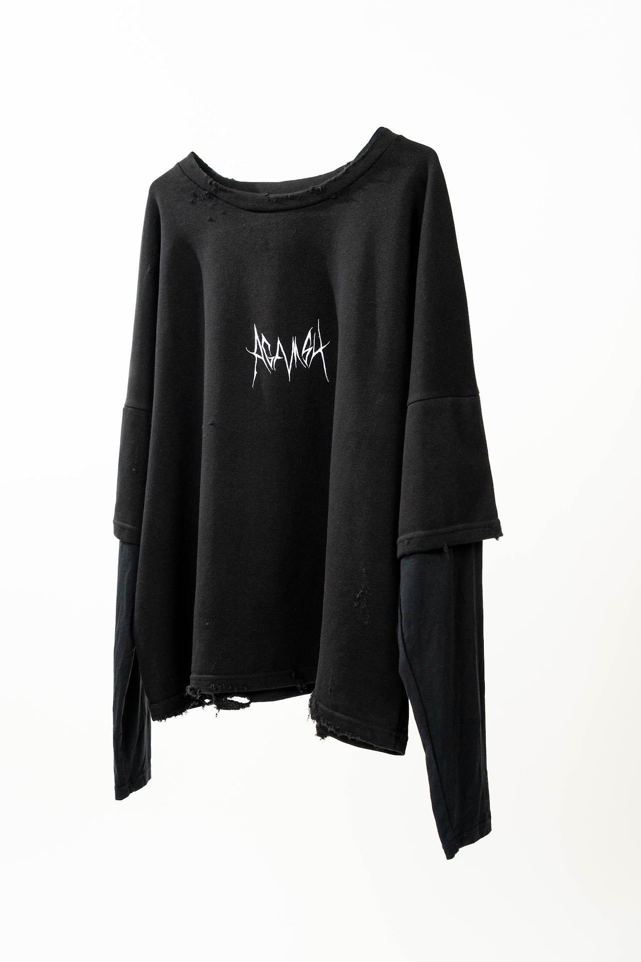AGAMSH/Back piece  (Black Double sleeve)