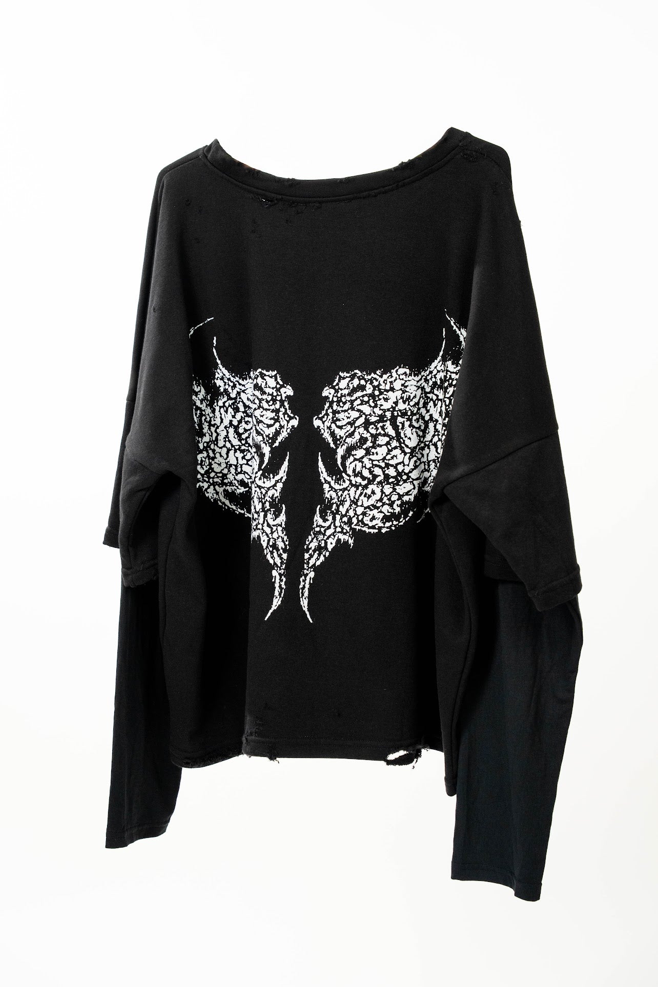 AGAMSH/Back piece  (Black Double sleeve)