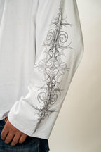 Ornamented sleeves - (Off white long sleeves)