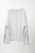 Ornamented sleeves - (Off white long sleeves)