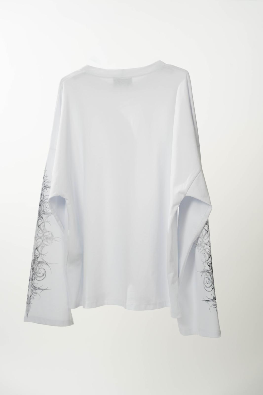 Ornamented sleeves - (Off white long sleeves)